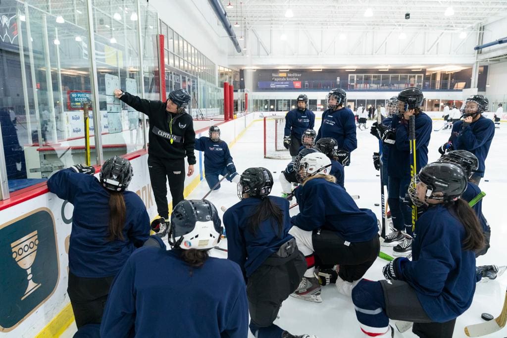 Capitals ALL CAPS ALL HER Adult Learn to Play Clinic - March 7, 2024