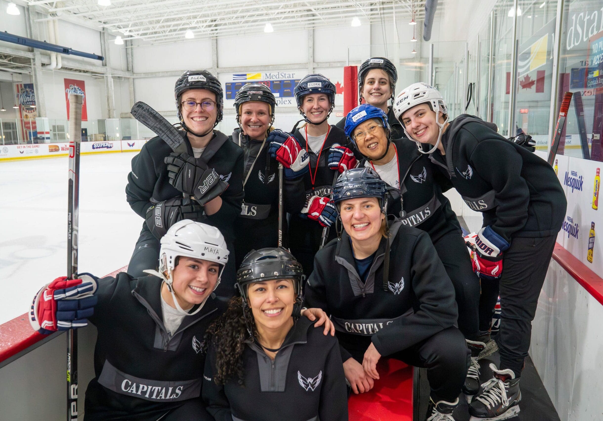Capitals ALL CAPS ALL HER Adult Learn to Play Clinic - March 7, 2024